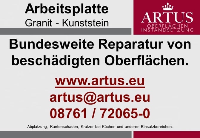 Arbeitsplatte Granit Kunststein Bundesweite Instandsetzungen